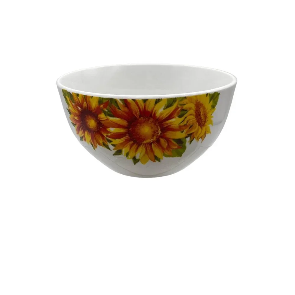 Royal Norfolk Sunflower Coupe bowl‎ cereal soup floral summer lake beach house
